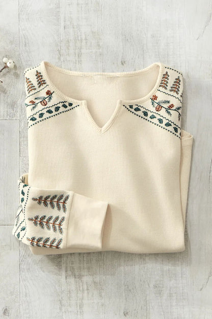 Wintertide Waffle Tee