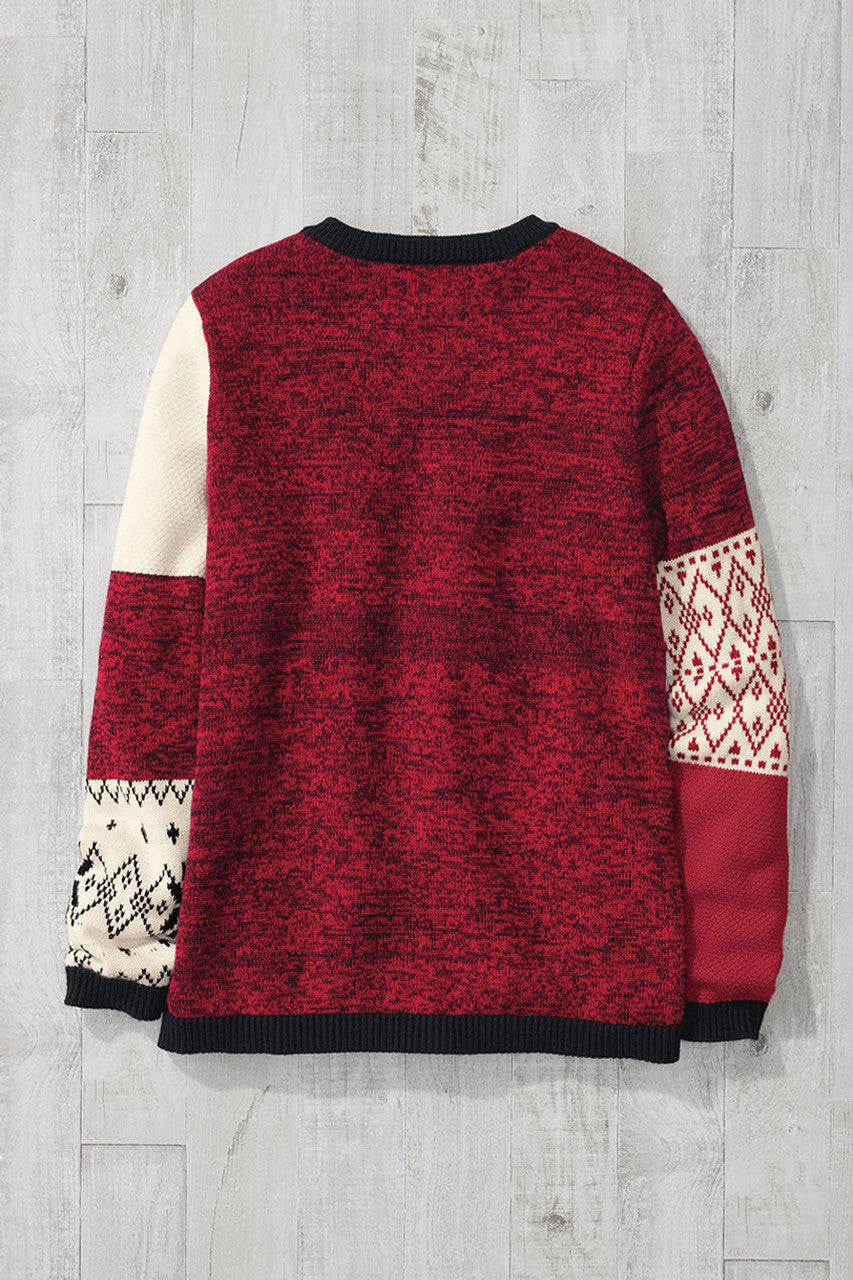 Wintersong Patchwork Cardigan