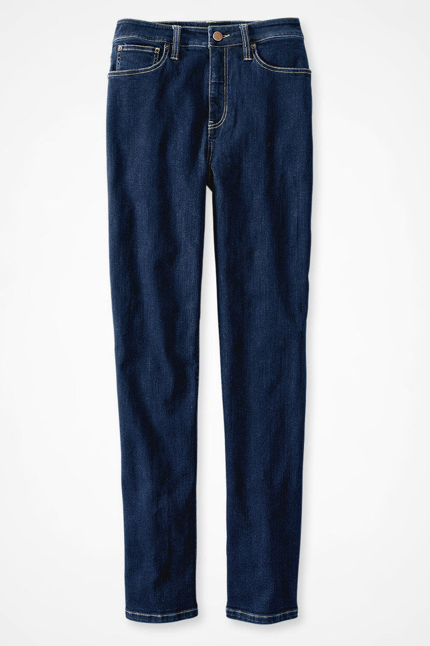 High Rise Straight-Leg Jeans