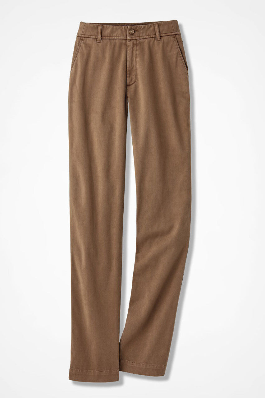 Hidden Stretch-Waist Chinos