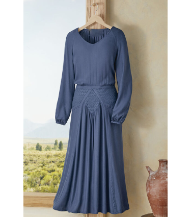 Boho Rhapsody Embroidered Dress