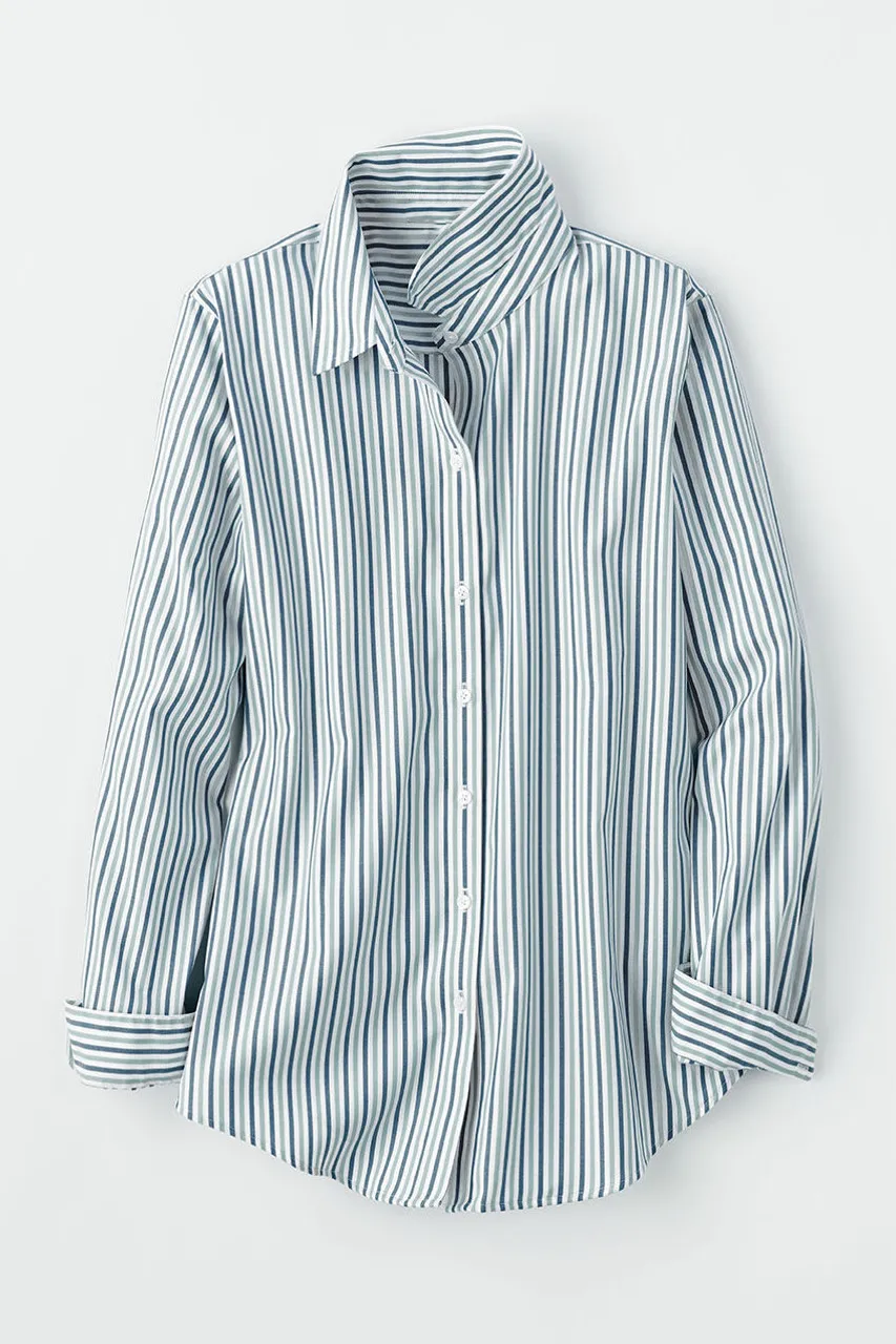 Candy Stripe (Long Sleeve) No Iron Shirt