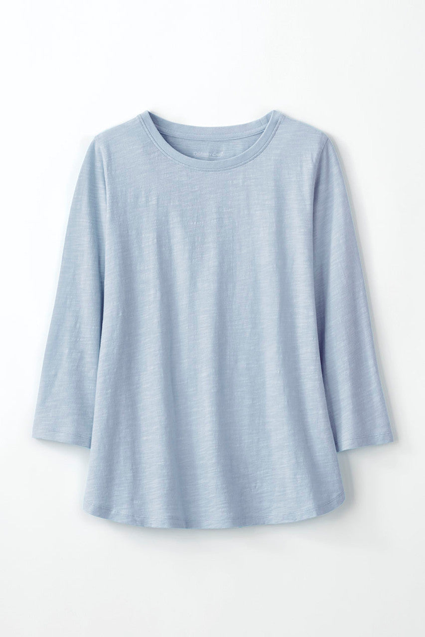 Just Right 3/4-Sleeve Slub-Knit Tee