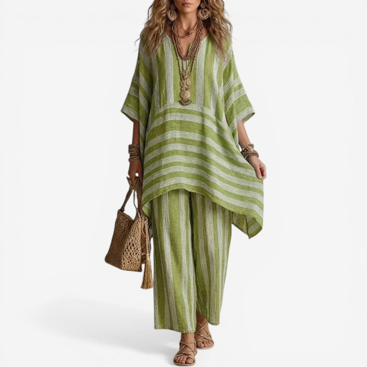 🌿New Linen🔥Casual flowy set
