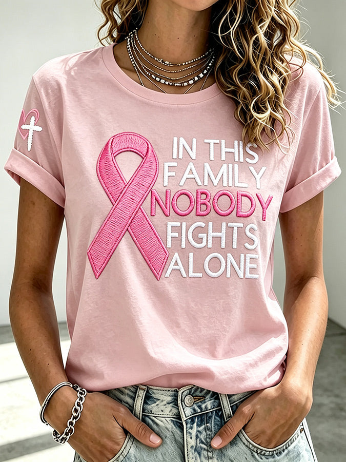 Women'S Breast Cancer Faith T-Shirt