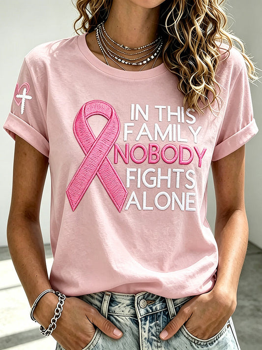 Women'S Breast Cancer Faith T-Shirt