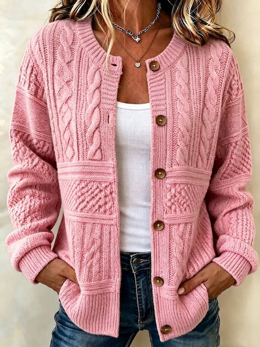 Women'S Casual Pink Breast Cancer Top