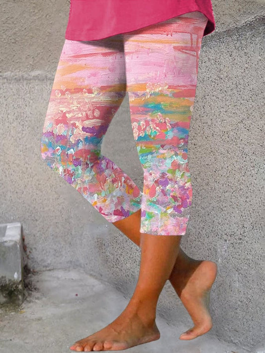 Women's Breast Cancer Awareness Print Leggings