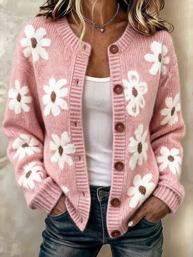 Women's Casual Knitted Cardigan Top