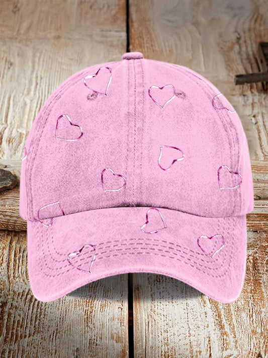 Unisex Breast Cancer Awareness Print Hat